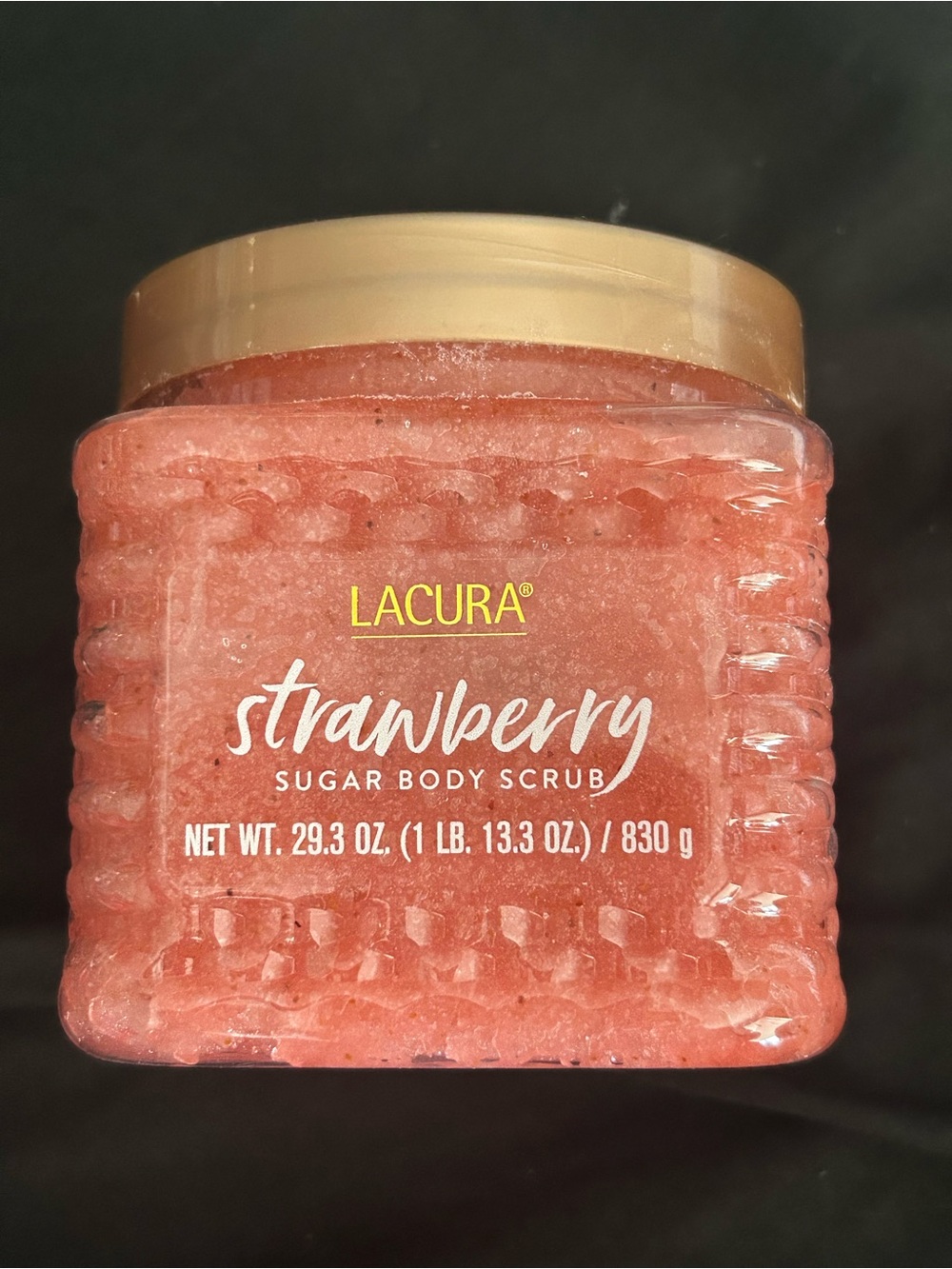 Strawberry Sugar Body Scrub — Pink Exfoliating Jar